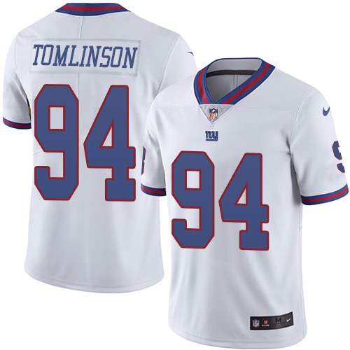 Nike Giants 94 Dalvin Tomlinson White Youth Color Rush Limited Jersey