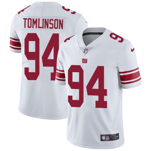 Nike Giants 94 Dalvin Tomlinson White Youth Vapor Untouchable Limited Jersey