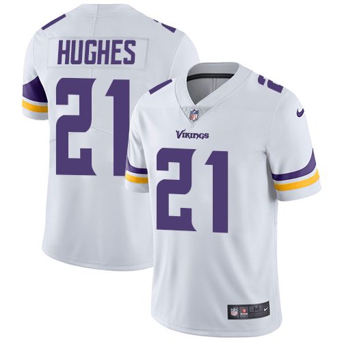 Nike Vikings 21 Mike Hughes White Youth Vapor Untouchable Limited Jersey