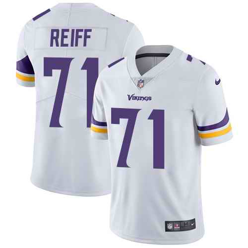 Nike Vikings 71 Riley Reiff White Youth Vapor Untouchable Limited Jersey