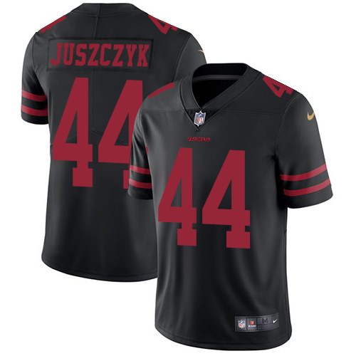 Nike 49ers 44 Kyle Juszczyk Black Youth Vapor Untouchable Limited Jersey