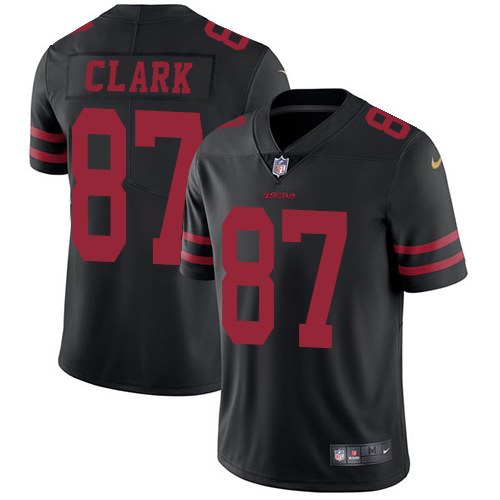 Nike 49ers 87 Dwight Clark Black Youth Vapor Untouchable Limited Jersey