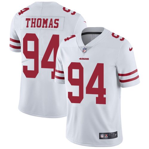 Nike 49ers 94 Solomon Thomas White Youth Vapor Untouchable Limited Jersey