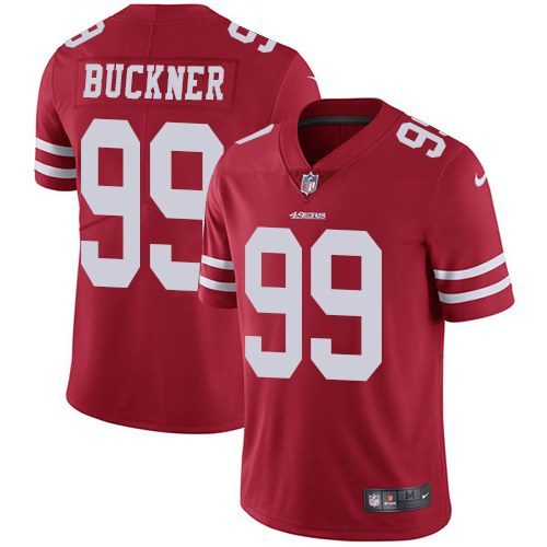 Nike 49ers 99 DeForest Buckner Red Youth Vapor Untouchable Limited Jersey