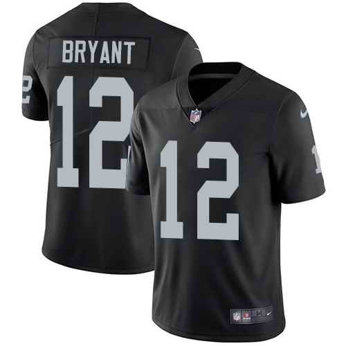 Nike Raiders 12 Martavis Bryant Black Vapor Untouchable Limited Jersey