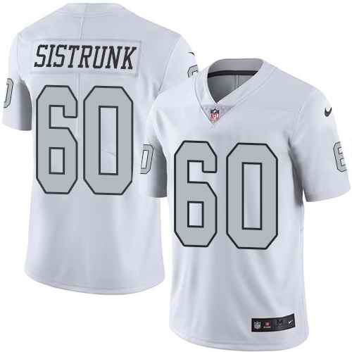 Nike Raiders 60 Otis Sistrunk White Color Rush Limited Jersey