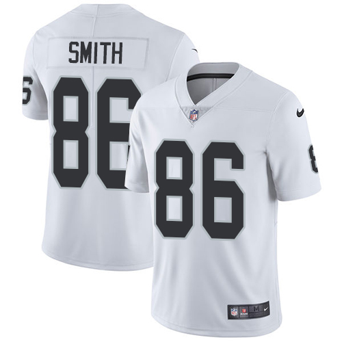 Nike Raiders 86 Lee Smith White Youth Vapor Untouchable Limited Jersey