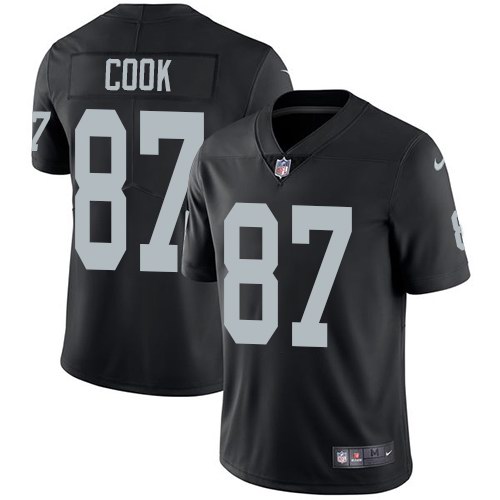 Nike Raiders 87 Jared Cook Black Vapor Untouchable Limited Jersey