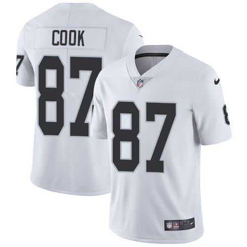 Nike Raiders 87 Jared Cook White Vapor Untouchable Limited Jersey