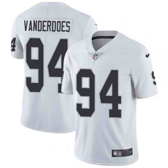Nike Raiders 94 Eddie Vanderdoes White Vapor Untouchable Limited Jersey