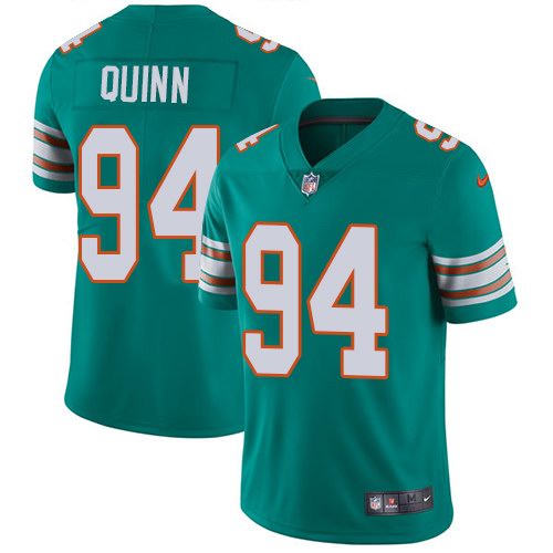 Nike Dolphins 94 Robert Quinn Aqua Throwback Vapor Untouchable Limited Jersey