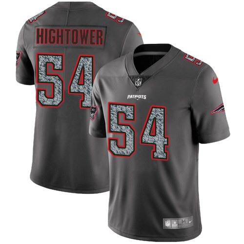 Nike Patriots 54 Dont'a Hightower Gray Static Vapor Untouchable Limited Jersey
