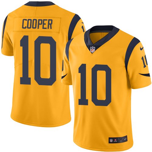Nike Rams 10 Pharoh Cooper Gold Youth Color Rush Limited Jersey