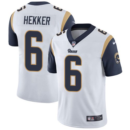Nike Rams 6 Johnny Hekker White Youth Vapor Untouchable Limited Jersey