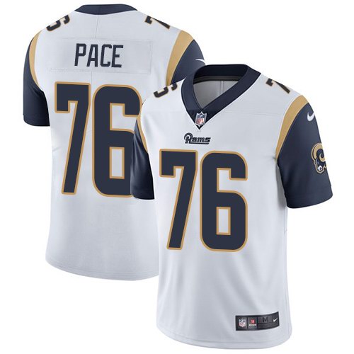 Nike Rams 76 Orlando Pace White Youth Vapor Untouchable Limited Jersey