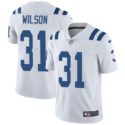 Nike Colts 31 Quincy Wilson White Youth Vapor Untouchable Limited Jersey