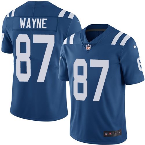 Nike Colts 87 Reggie Wayne Royal Youth Vapor Untouchable Limited Jersey