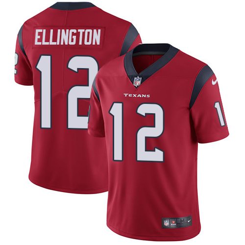 Nike Texans 12 Bruce Ellington Red Youth Vapor Untouchable Limited Jersey