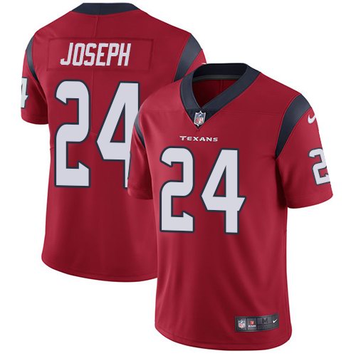 Nike Texans 24 Johnathan Joseph Red Youth Vapor Untouchable Limited Jersey