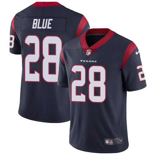 Nike Texans 28 Alfred Blue Navy Youth Vapor Untouchable Limited Jersey