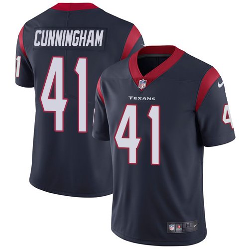 Nike Texans 41 Zach Cunningham Navy Youth Vapor Untouchable Limited Jersey