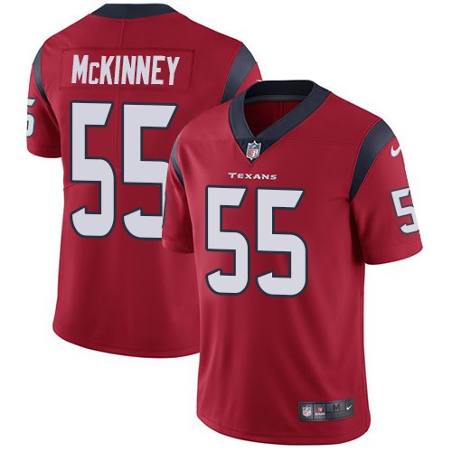 Nike Texans 55 Benardrick McKinney Red Youth Vapor Untouchable Limited Jersey