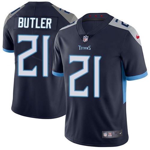 Nike Titans 21 Malcolm Butler Navy New 2018 Vapor Untouchable Limited Jersey