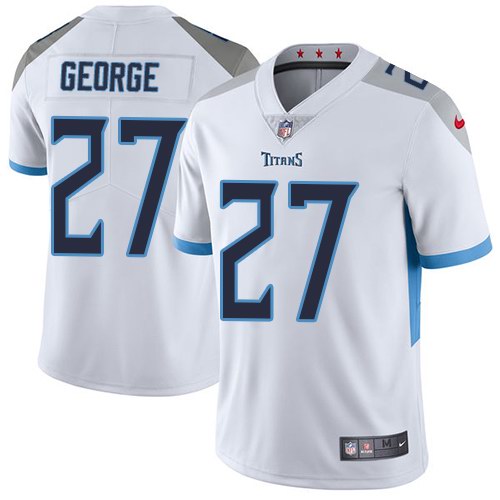 Nike Titans 27 Eddie George White New 2018 Vapor Untouchable Limited Jersey