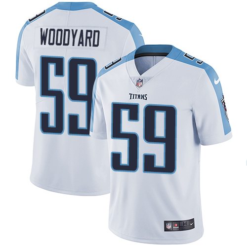 Nike Titans 59 Wesley Woodyard White Youth Vapor Untouchable Limited Jersey