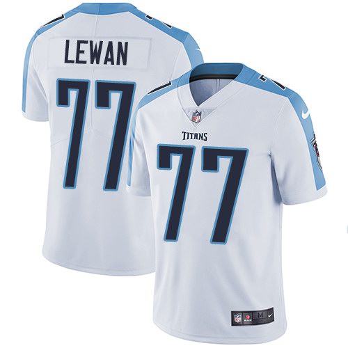 Nike Titans 77 Taylor Lewan White Vapor Untouchable Limited Jersey