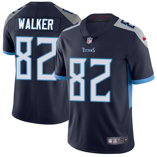 Nike Titans 82 Delanie Walker Navy New 2018 Youth Vapor Untouchable Limited Jersey