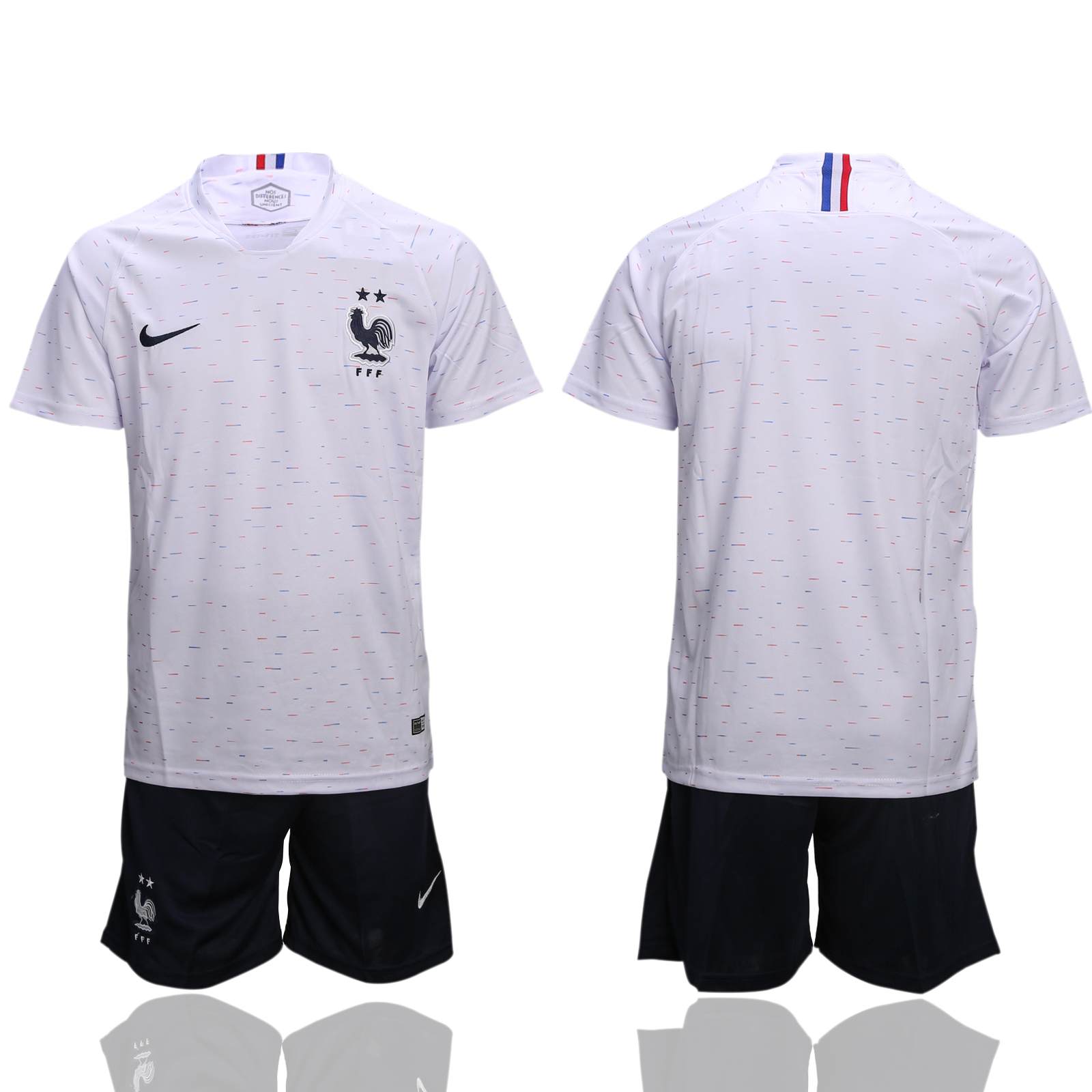 France Away 2-Star 2018 FIFA World Cup Soccer Jersey