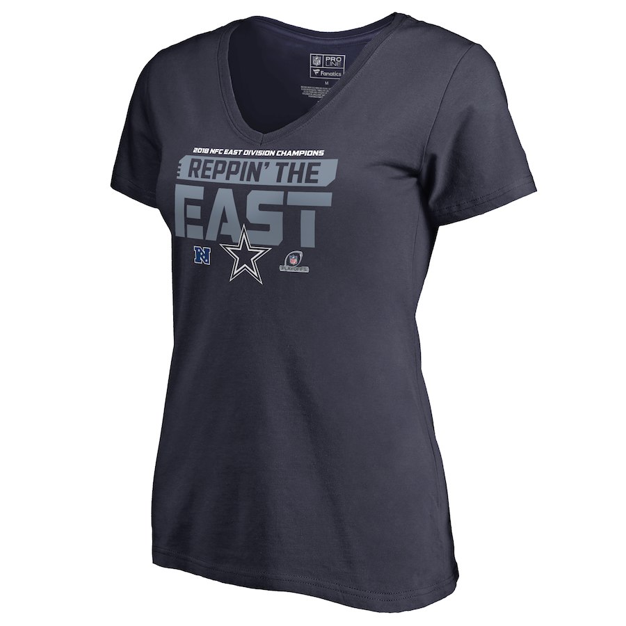 Cowboys Women's 2018 NFL Playoffs Reppin' The East T-Shirt