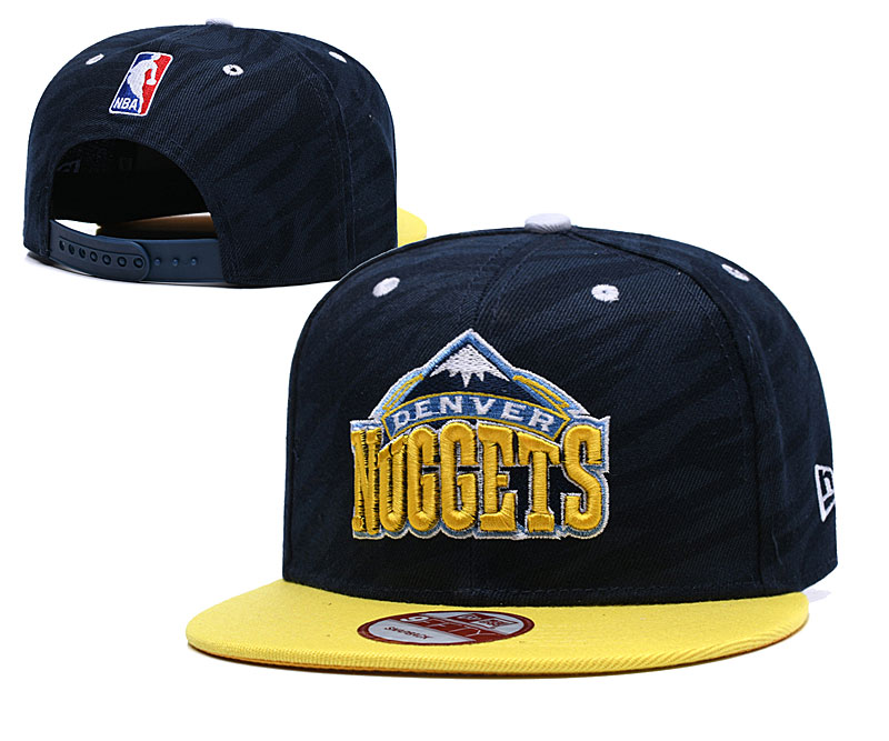 Nuggets Team Logo Navy Adjustable Hat LH