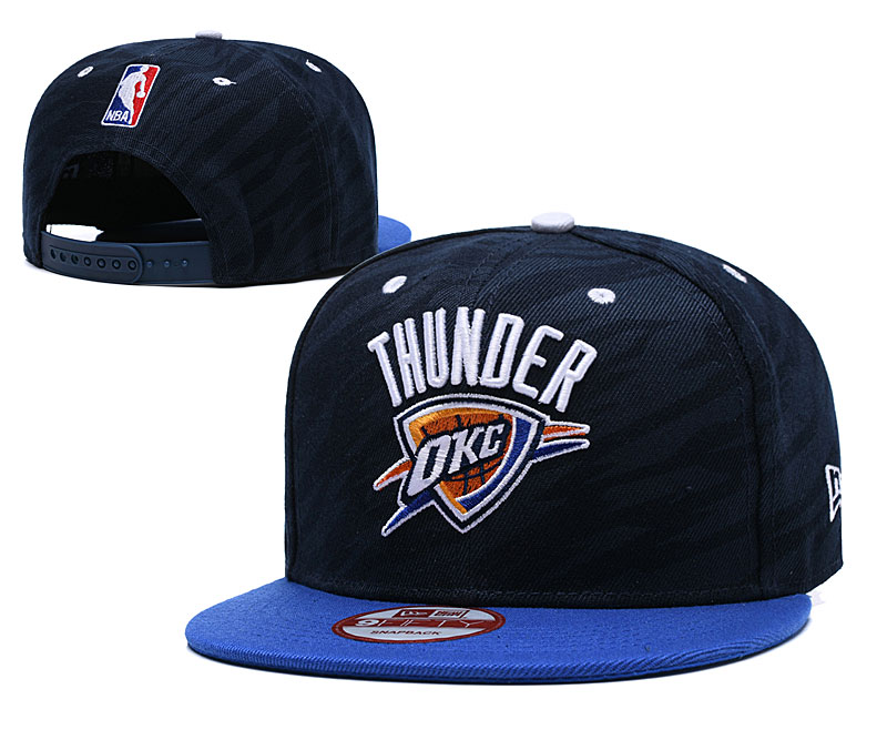 Thunder Team Logo Navy Adjustable Hat LH