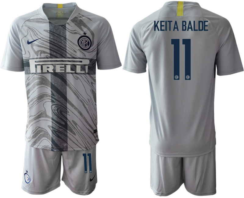 2018-19 Inter Milan 11 KEITA BALDE Third Away Soccer Jersey