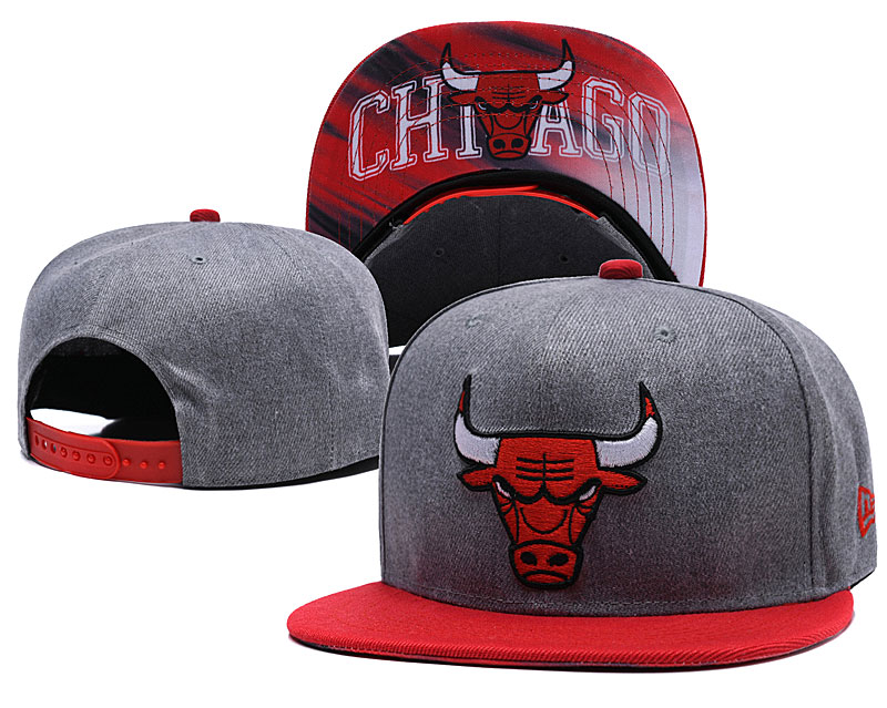 Chicago Bulls Gray Adjustable Hat LH