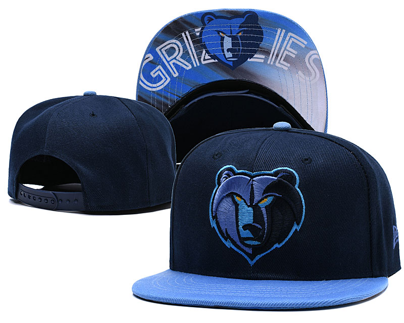Memphis Grizzlies Navy Adjustable Hat LH