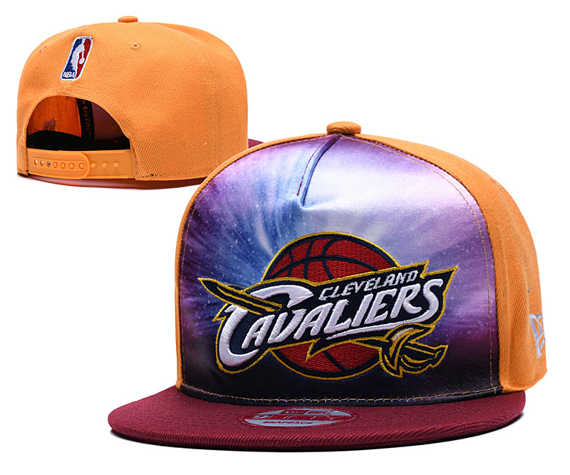 Cavaliers Galaxy Logo Yellow Adjustable Hat TX