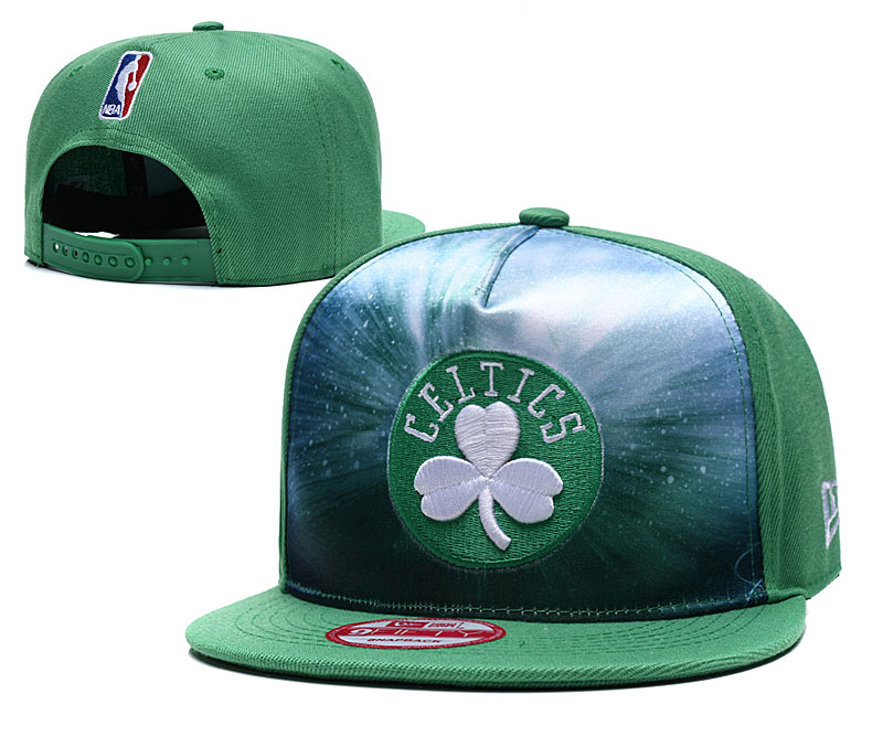 Celtics Galaxy Logo Green Adjustable Hat TX