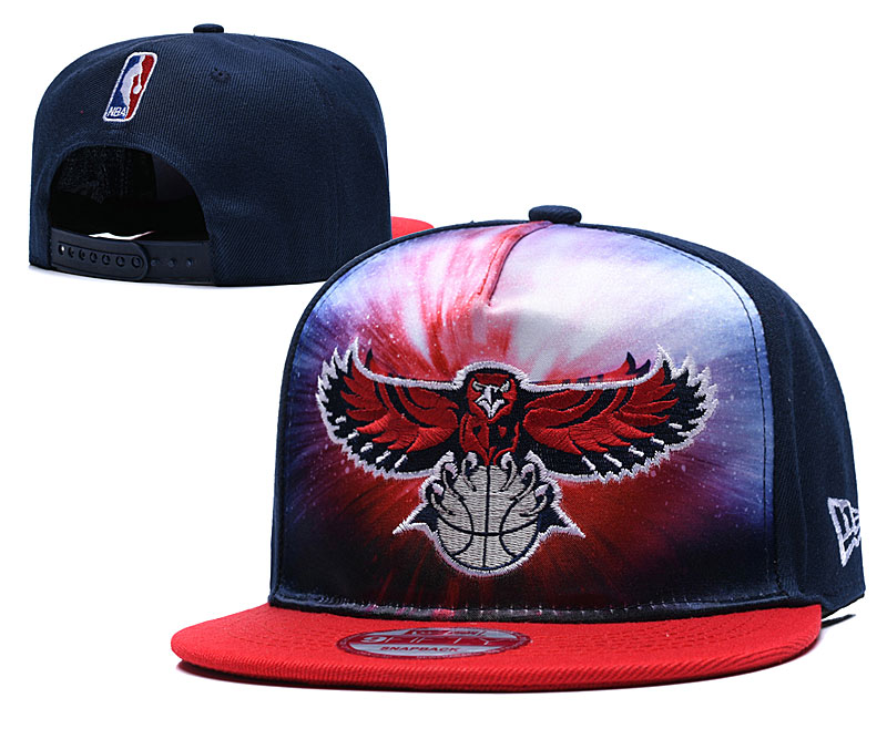 Hawks Galaxy Logo Navy Adjustable Hat TX