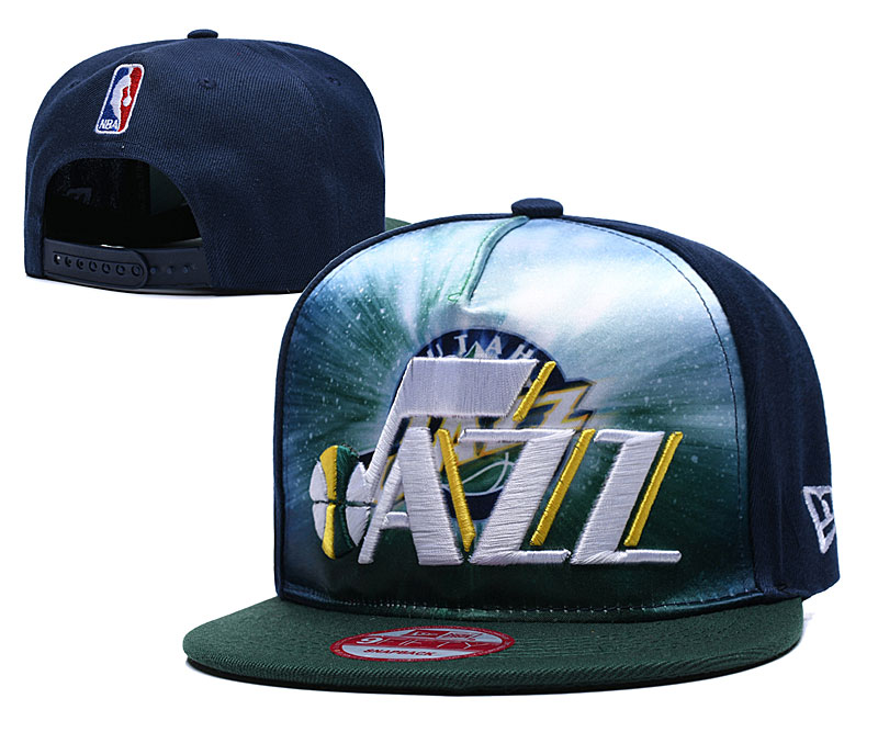 Jazz Fresh Logo Navy Green Adjustable Hat TX