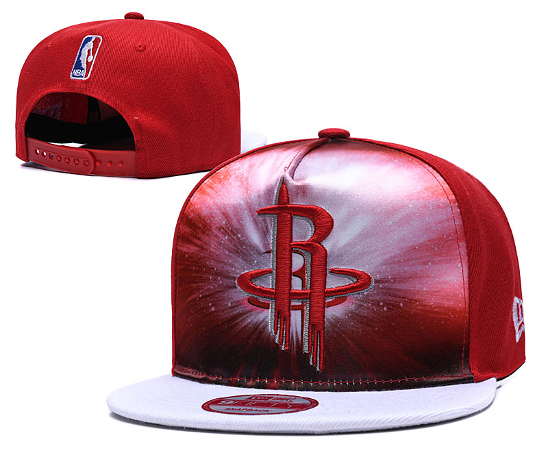 Rockets Galaxy Logo Red Adjustable Hat TX
