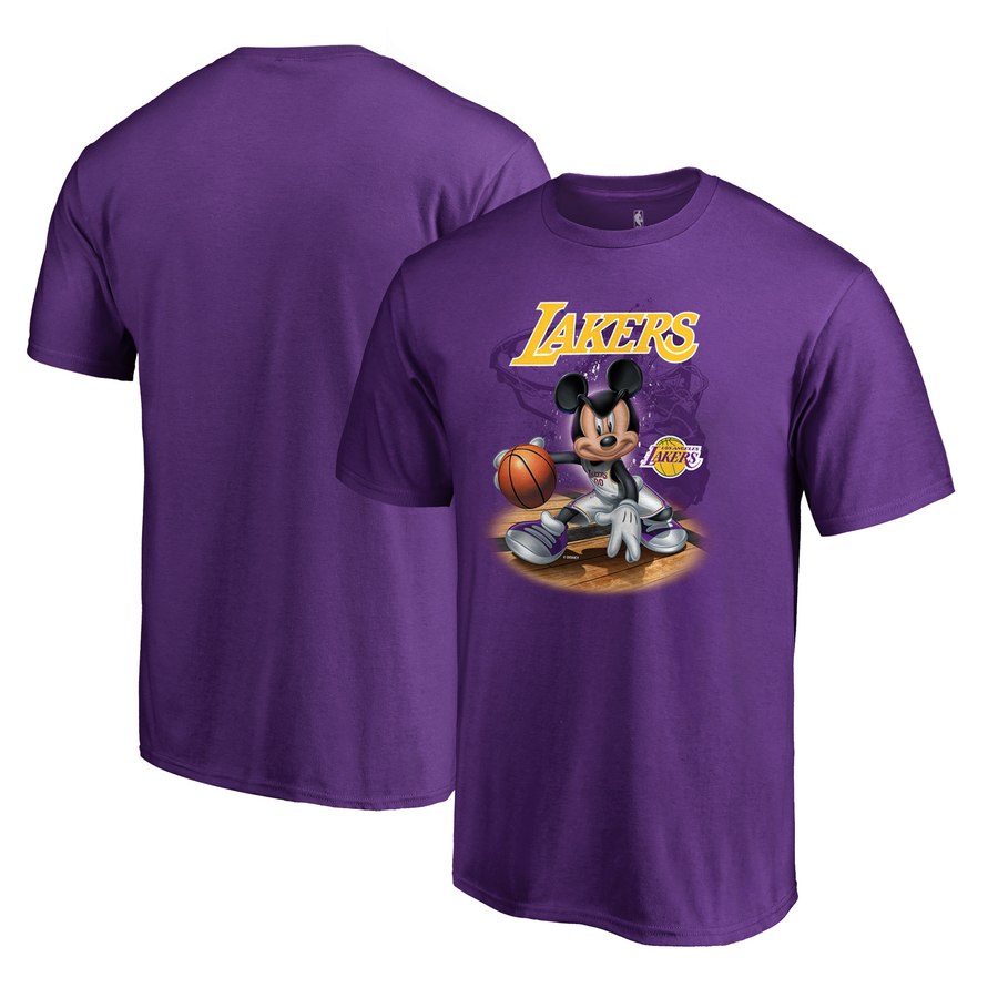 Los Angeles Lakers Fanatics Branded Disney NBA All-Star T-Shirt Purple