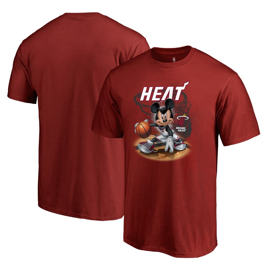 Miami Heat Fanatics Branded Disney NBA All-Star T-Shirt Red