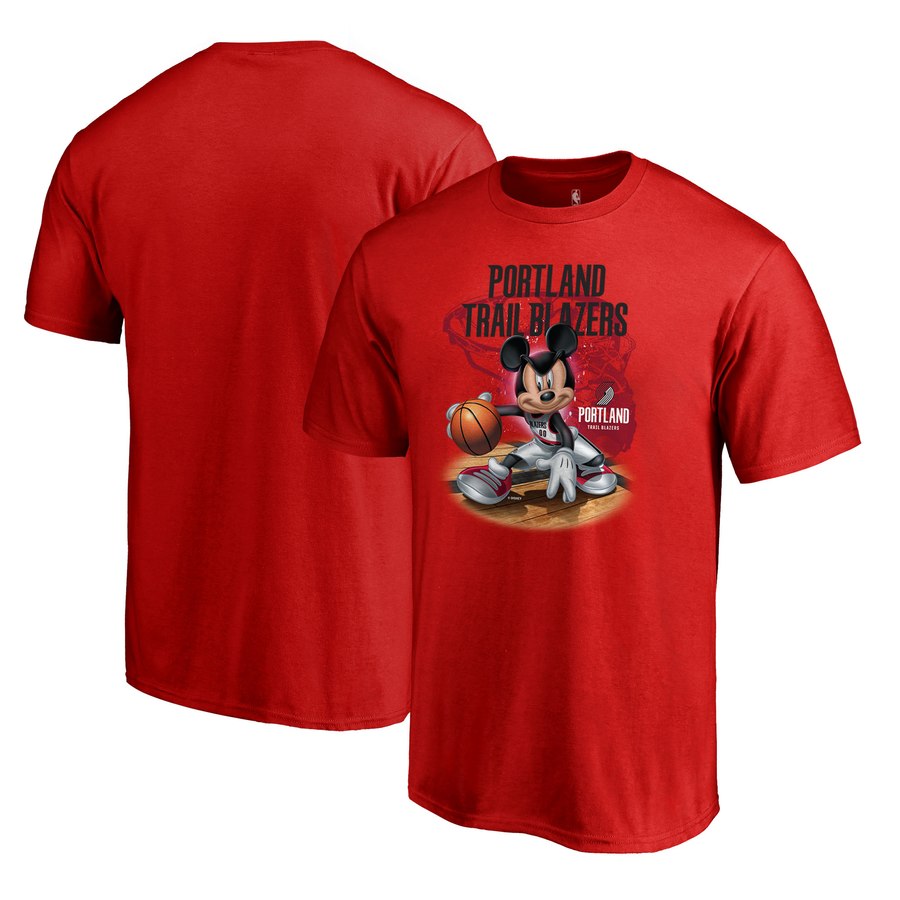 Portland Trail Blazers Fanatics Branded Disney NBA All-Star T-Shirt Red