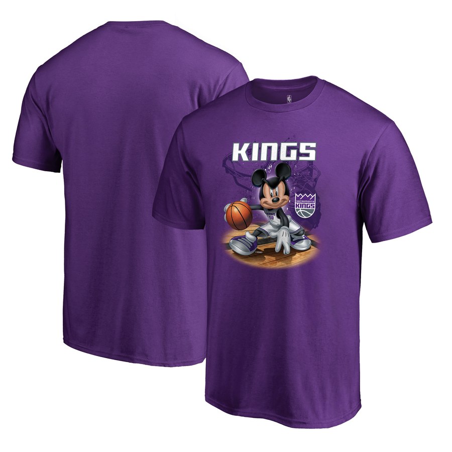 Sacramento Kings Fanatics Branded Disney NBA All-Star T-Shirt Purple