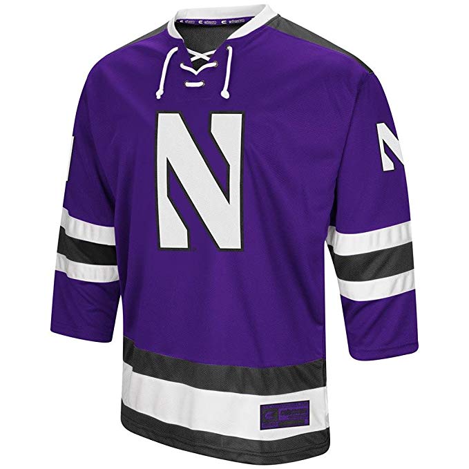 Northwestern Wildcats Purple Men's Colosseum Hockey Jersey