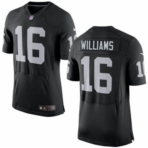 Nike Raiders 16 Tyrell Williams Black Elite Jersey