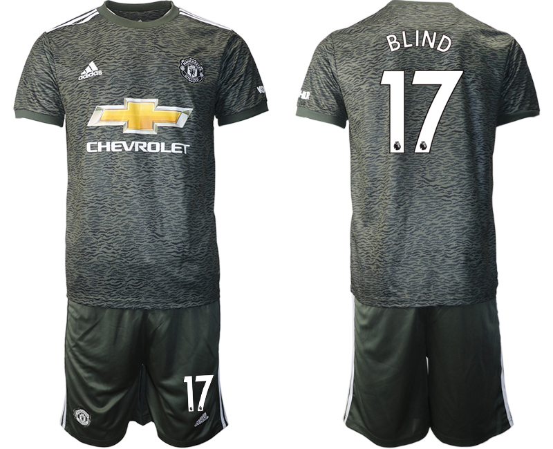 2020-21 Manchester United 17 BLIND Away Soccer Jersey